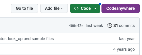 Codeanywhere button