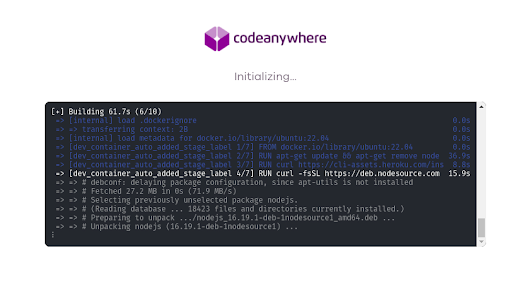 Restart your existing workspace by clicking the workspace URL