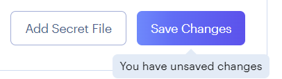 save changes button